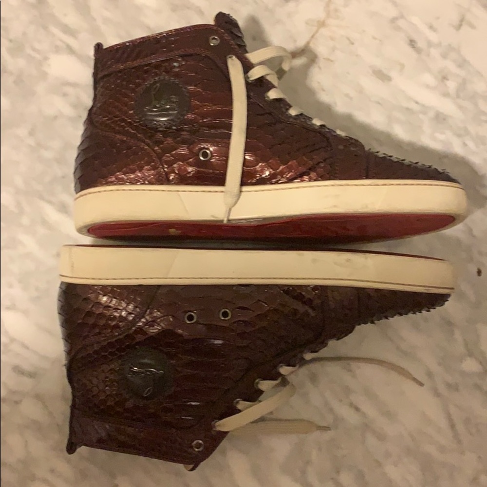 Christian Louboutin Man Python Snakeskin Shoes - image 4